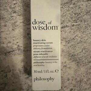 Philosophy Dose of Wisdom Serum in White Packaging